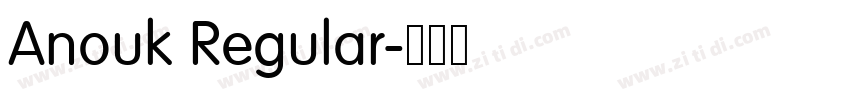 Anouk Regular字体转换